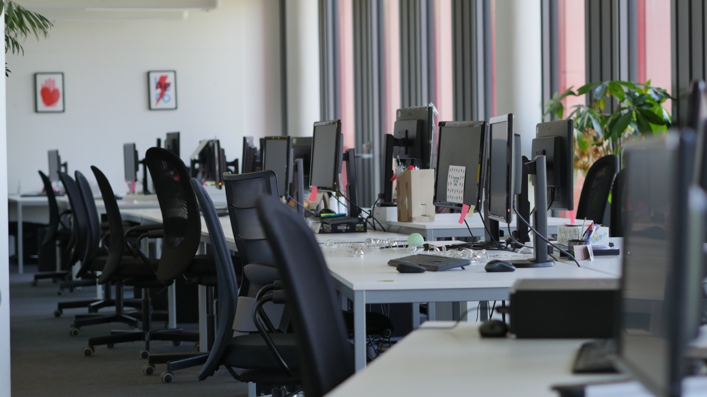 Zurück ins Büro.