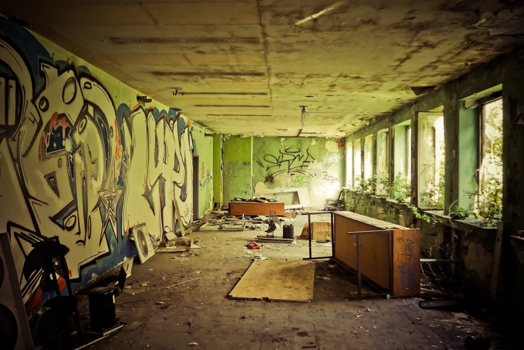 Lost Place im Büro.